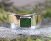 Sterling Silver Cuff Bangle with Pounamu