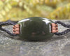 Adjustable cord bracelet with Rimu Pounamu