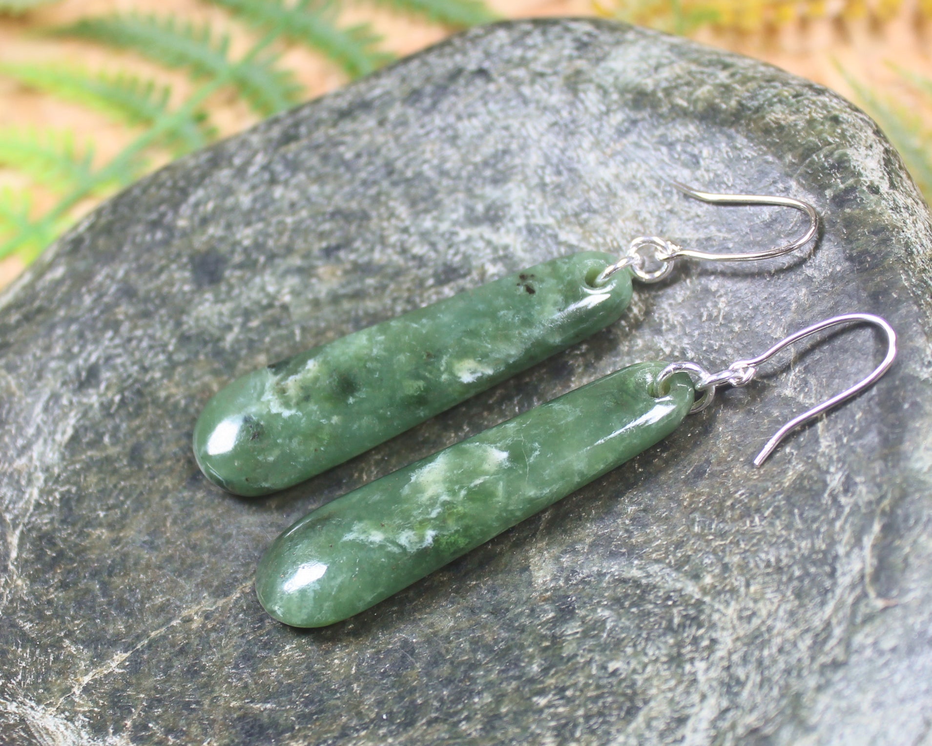 Hapopo Pounamu Earrings