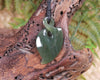 Twist carved from Inanga Pounamu - NZ Greenstone