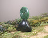 Koru sculpture carved from Hapopo Pounamu - NZ Greenstone