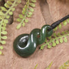 Twist carved from Kawakawa Pounamu - NZ Greenstone
