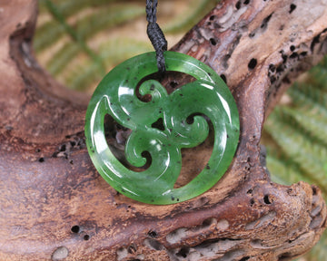Koru carved from Hapopo Pounamu - NZ Greenstone