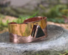 Copper and Pounamu cuff bangle