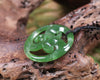 Koru carved from Hapopo Pounamu - NZ Greenstone