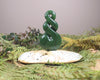 Twist Sculpture carved from Hapopo Pounamu - NZ Greenstone