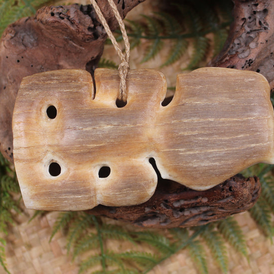 Hei Tiki carved from NZ Whale Bone