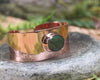 Copper and Pounamu cuff bangle
