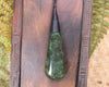 Roimata Teardrop carved from Hapopo Pounamu - NZ Greenstone