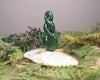 Twist Sculpture carved from Hapopo Pounamu - NZ Greenstone