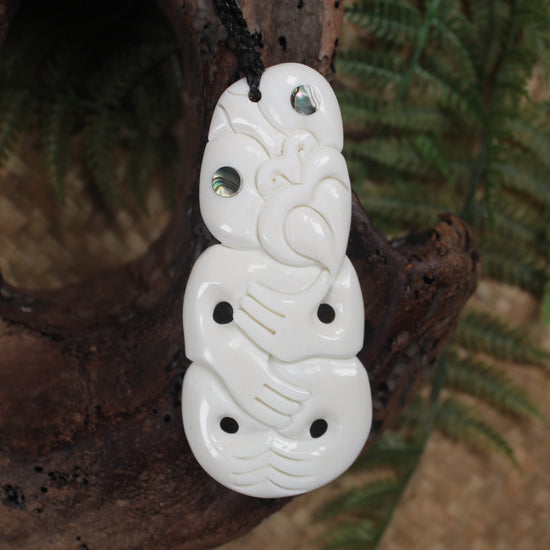 Hei Tiki carved from Bone