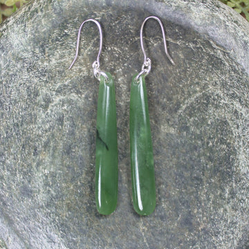 Hapopo Pounamu Earrings