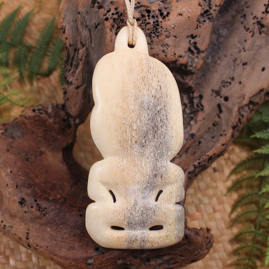 Hei Tiki carved from NZ Whale Bone