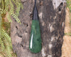 Kawakawa Pounamu Roimata Pendant - NZ Greenstone