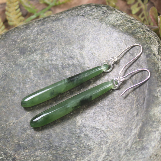Hapopo Pounamu Earrings