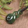 Twist carved from Kawakawa Pounamu - NZ Greenstone