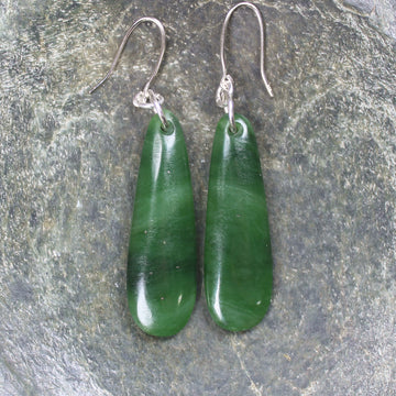 Hapopo Pounamu Earrings