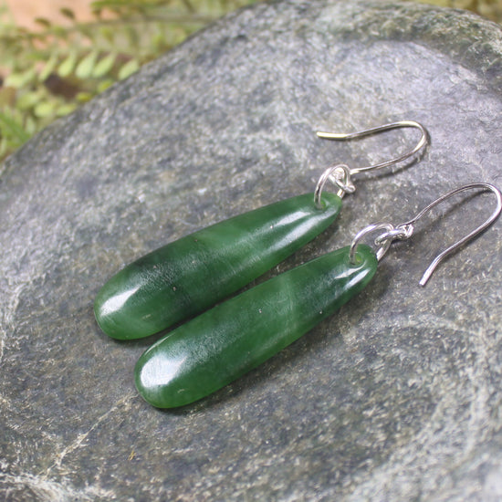 Hapopo Pounamu Earrings