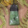 Hapopo Pounamu Toki with Koru - NZ Greenstone