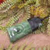 Hapopo Pounamu Toki with Koru - NZ Greenstone