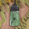 Hapopo Pounamu Toki with Koru - NZ Greenstone