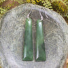 Hapopo Pounamu Toki earrings - NZ Greenstone