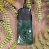 Kawakawa Pounamu Toki with Koru