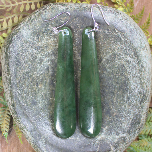 Hapopo Pounamu Earrings