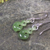 Hapopo Pounamu Twist earrings - NZ Greenstone