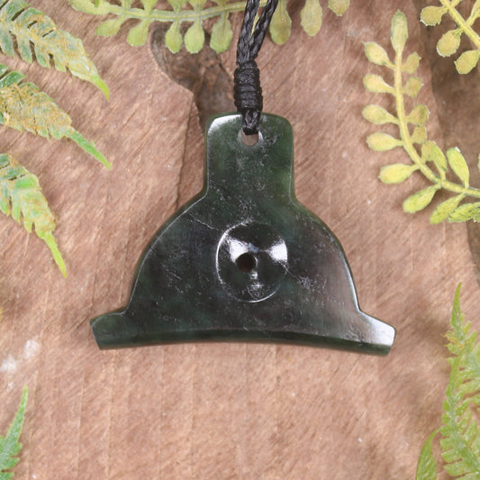 Rimu Pounamu Dog Whistle Pendant - NZ Greenstone