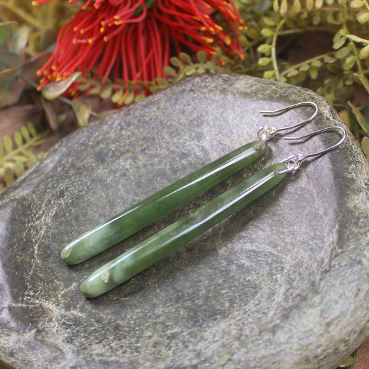 Hapopo Pounamu Earrings