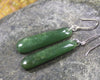 NZ Greenstone Small Roimata Earrings (BN035) Hapopo Pounamu