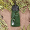 Toki with Koru pounamu pendant - NZ Greenstone