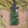 Toki with Koru pounamu pendant - NZ Greenstone