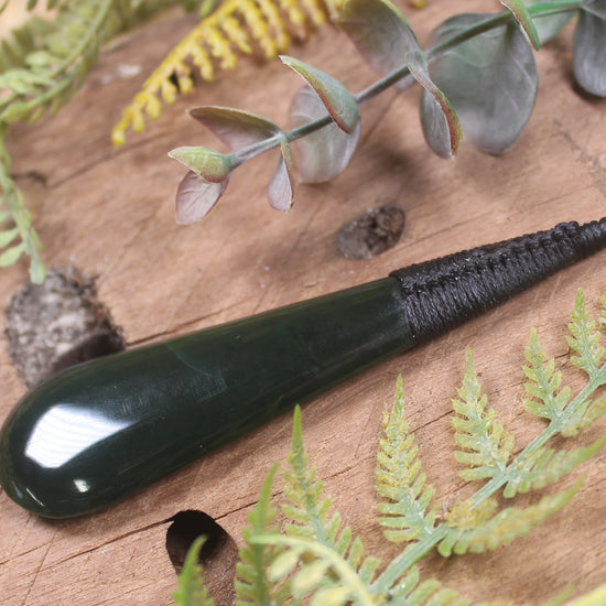 Kawakawa Pounamu Roimata Pendant - NZ Greenstone