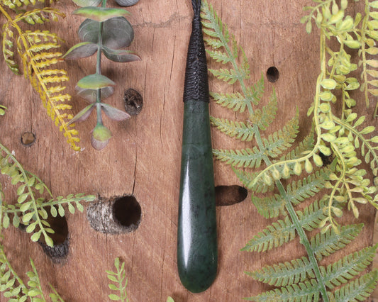 Rimu Pounamu Roimata Pendant - NZ Greenstone