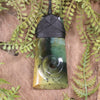 Flower Jade Pounamu Toki with Koru