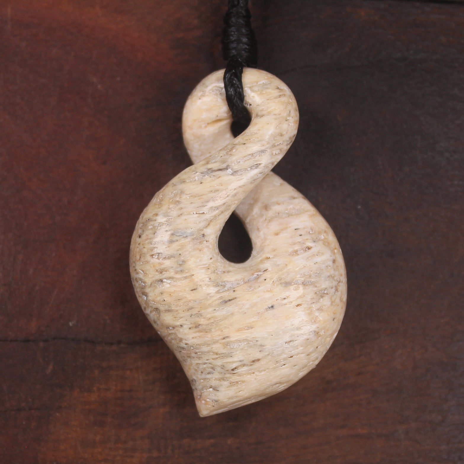 Whale Bone Twist Pendant