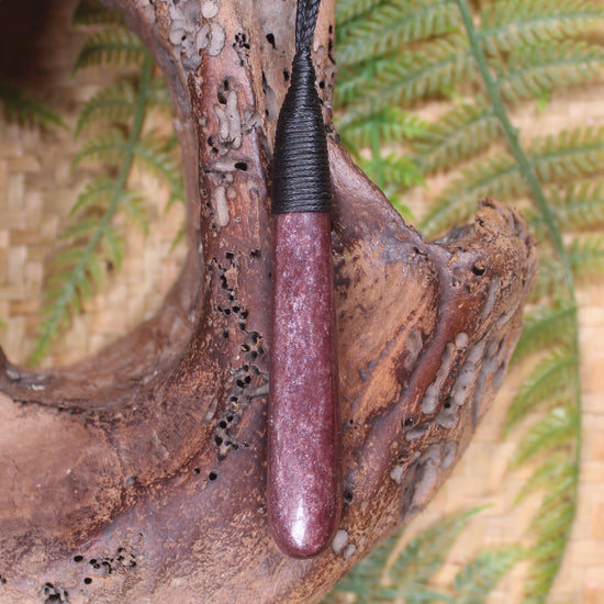 Roimata or Teardrop carved from Aroha Stone