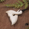 Whale bone Whale Tail Pendant