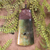 Flower Jade Pounamu Toki with Koru