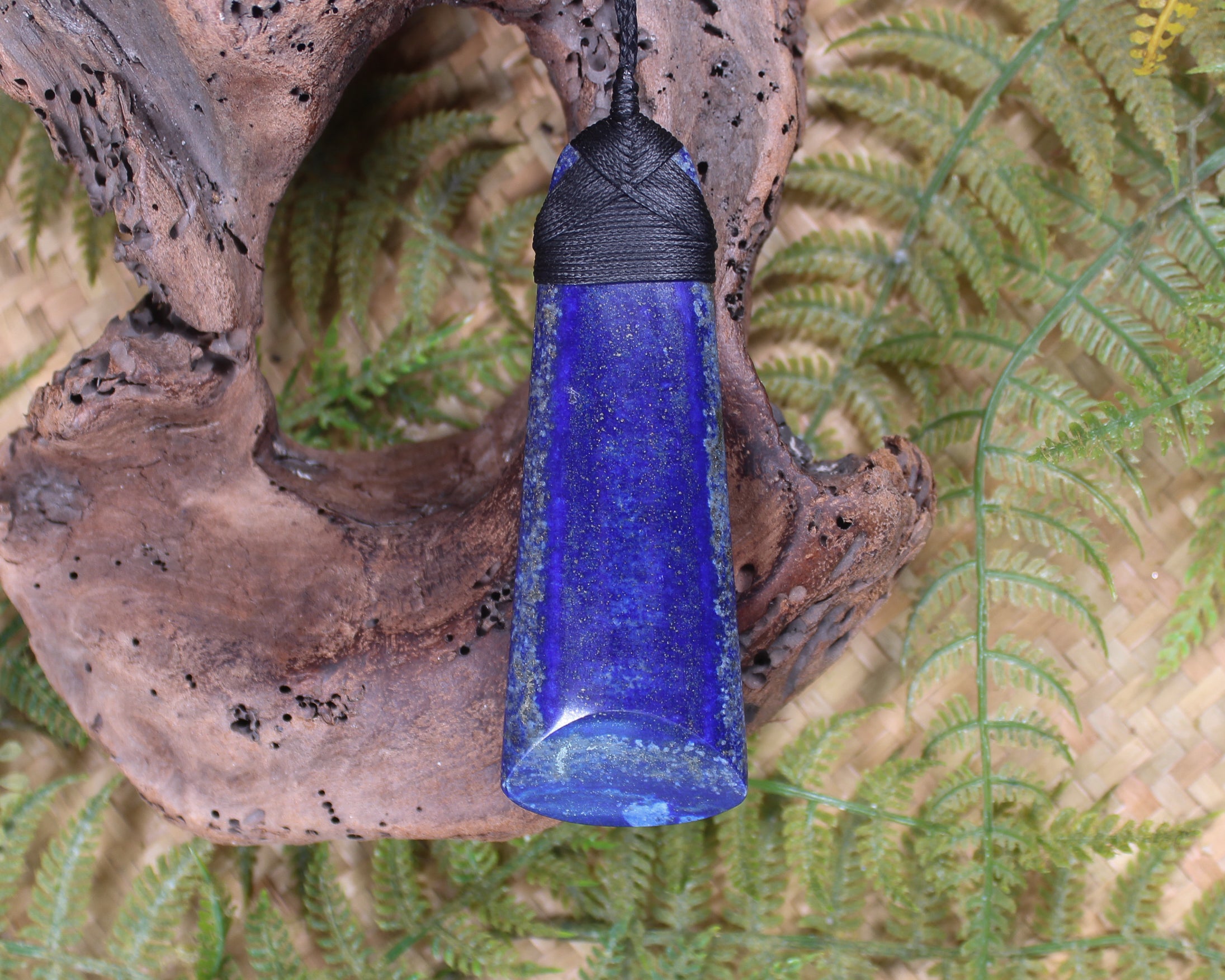 Toki or Adze carved from Lapis Lazuli