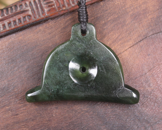 Dog Whistle carved from Kawakawa Pounamu - NZ Greenstone