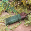 NZ Greenstone Large Toki Pendant (CB569) Hapopo Pounamu