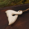 Whale bone Whale Tail Pendant