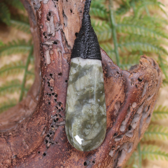 Rimu Pounamu Roimata Pendant - NZ Greenstone