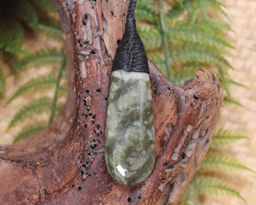 Rimu Pounamu Roimata Pendant - NZ Greenstone