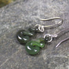 Hapopo Pounamu Twist earrings - NZ Greenstone