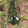 Twist carved from Kawakawa Pounamu - NZ Greenstone