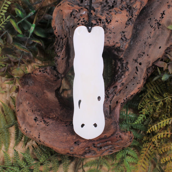 Hei Tiki carved from Bone